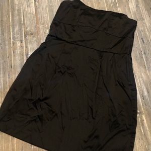 Black Strapless Dress as M Forever 21